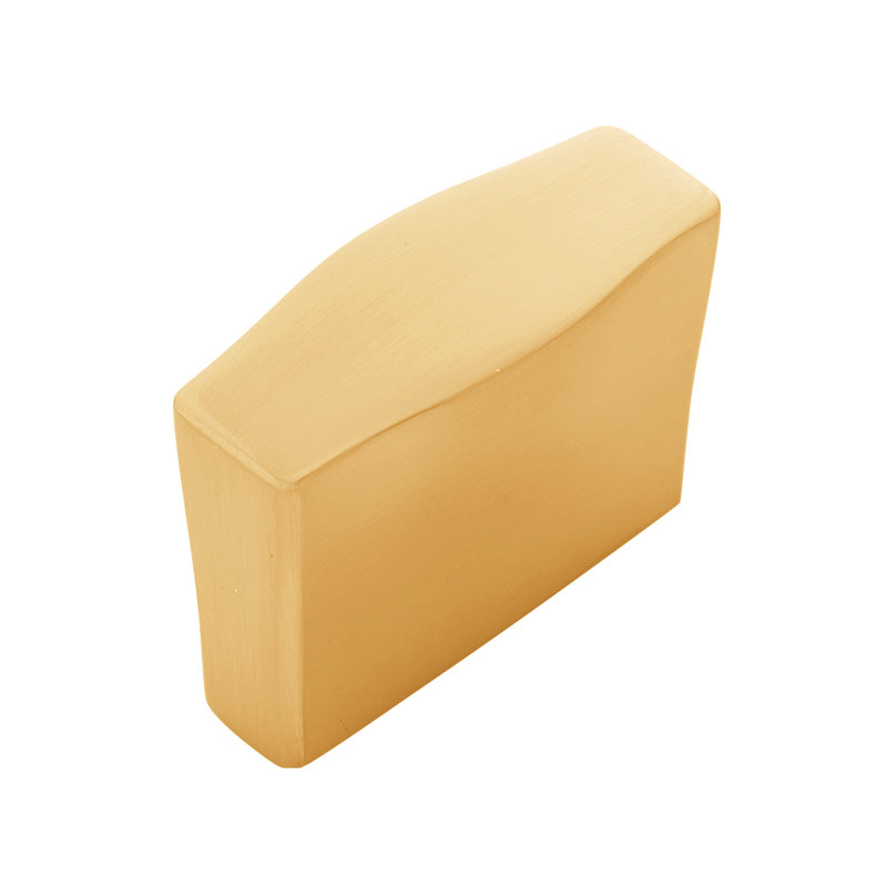 Emerge Bar Knob, Brushed Golden Brass