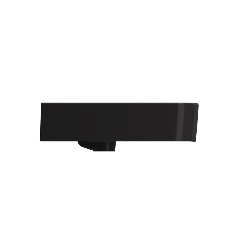Parma 25.59'' L Bathroom Sink, Matte Black, 8" Widespread