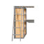 Lit mezzanine simple avec bureau intégré Gebke par Harriet Bee-322627074