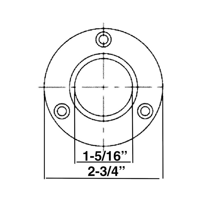  Ensemble de tringle de garde-robe 48 po en aluminium noir - 1-5 / 16 po de diamètre avec brides U & O assorties et vis de fixation