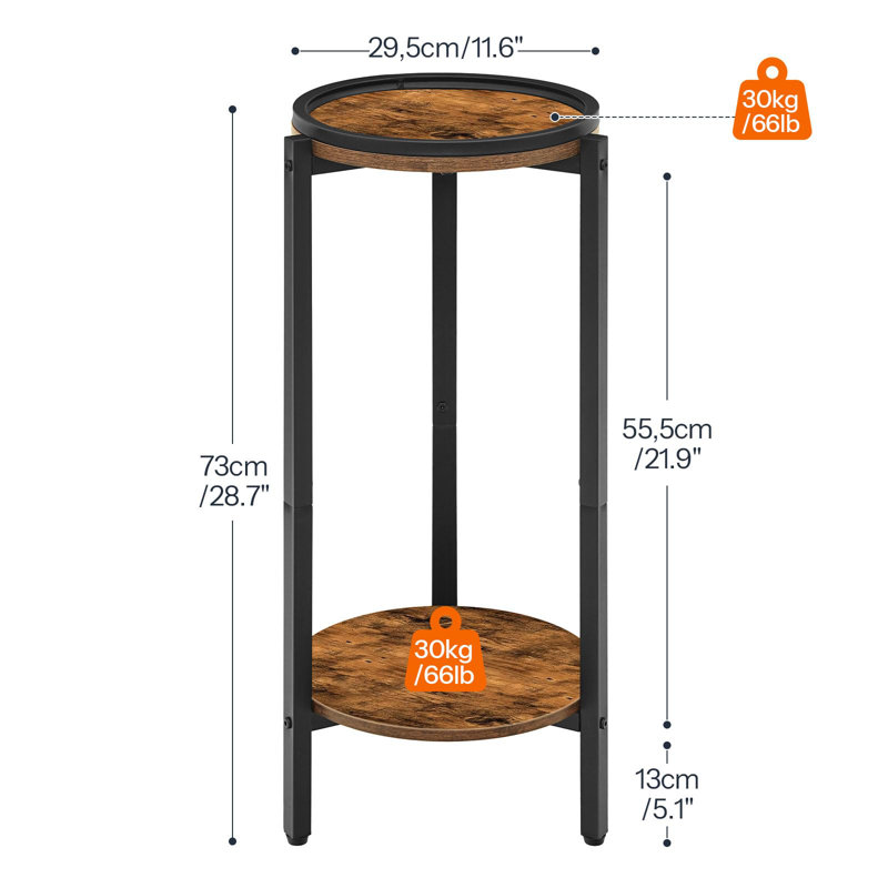Petite table d'appoint ronde, grande table basse pour canapé-lit