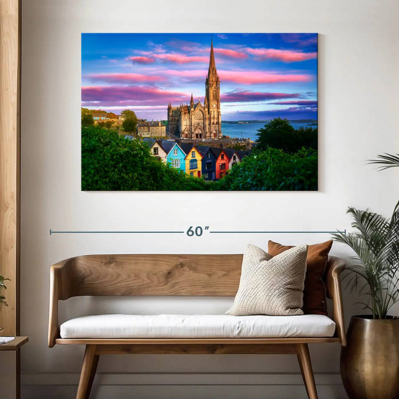 Adella Cobh Cathedral, 32" H x 48" W