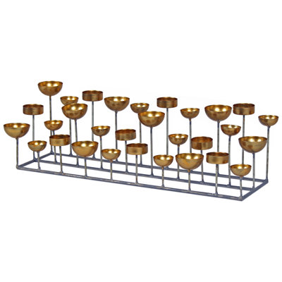 Metal Tabletop Candelabra