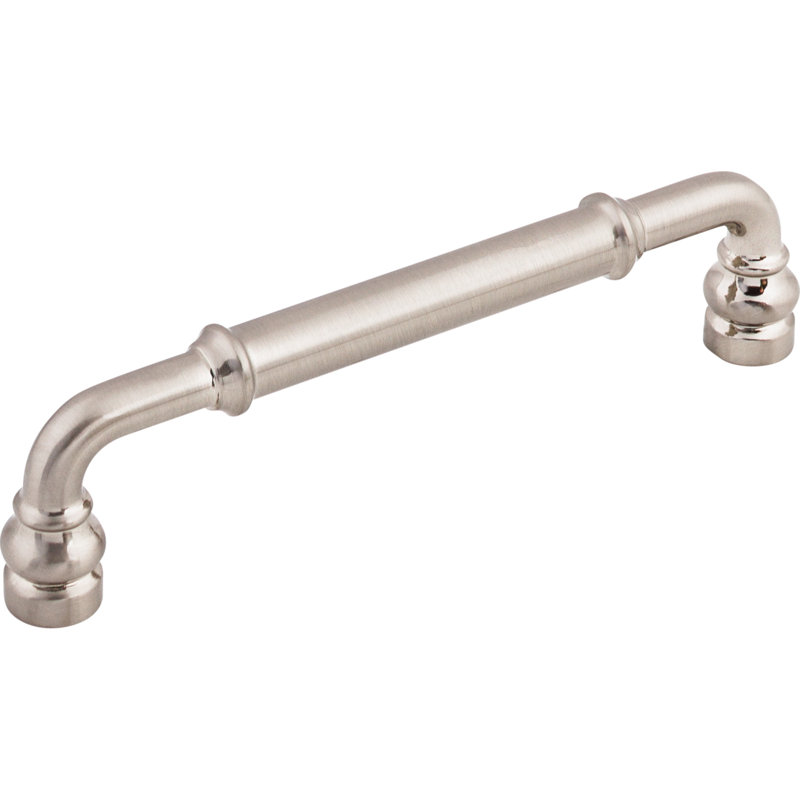 Brixton 12" Center to Center Bar Pull, Brushed Satin Nickel, 5 1/16" Center to Center