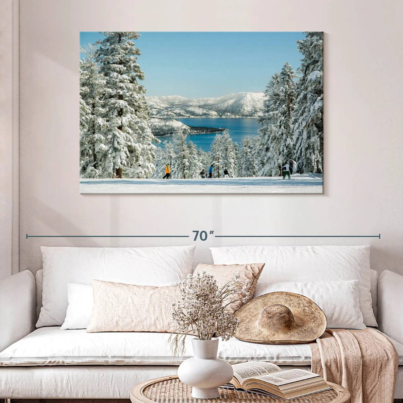 Siroe Winter Tahoe Skiing, H 32 po x l 48 po