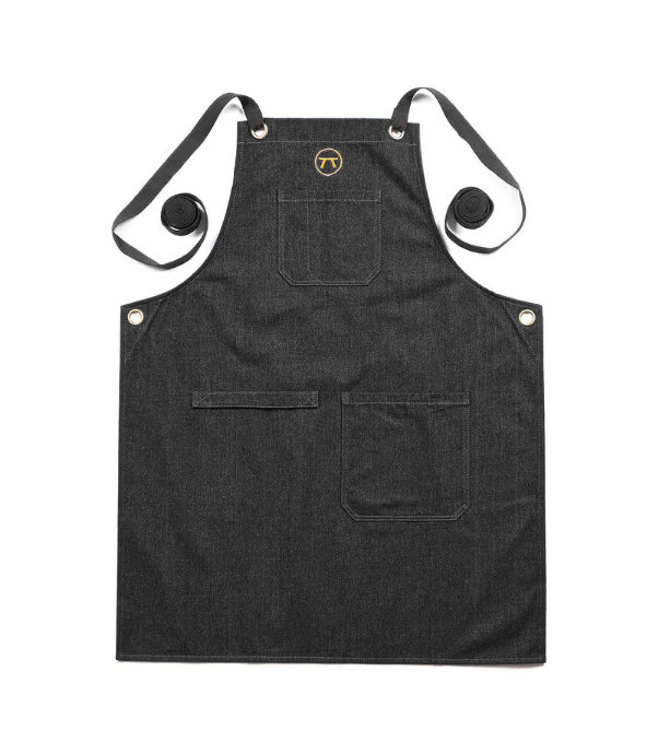 Tablier en denim noir Outset