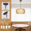 Luminaire suspendu en rotin-1246825602