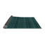 Tapis en laine à carreaux bleu clair-1973505434