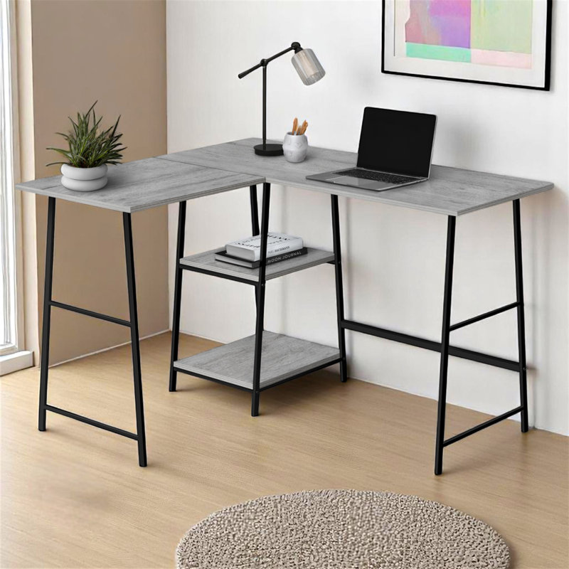 Cayla Corner L Shape Modern Computer Desk