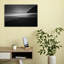 Serene Black Beach Dramatic Ethereal Minimalist Coastal Wall Art Print 1 Piece Wrapped Canvas Wall Art-1347555922