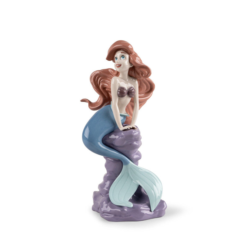 Ariel Porcelain Figurine with Glossy Finish
