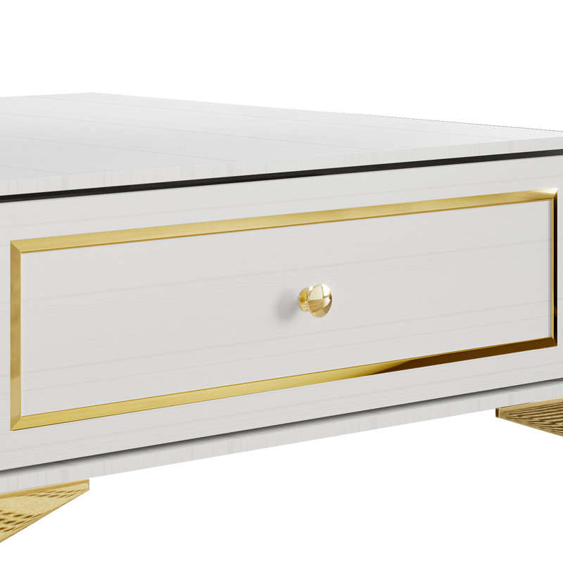 Baccus Coffee Table, White