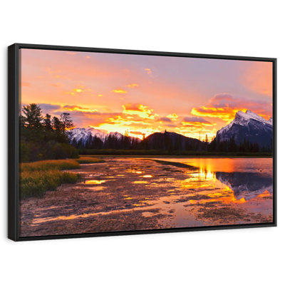 Coucher de soleil au lac Vermilion