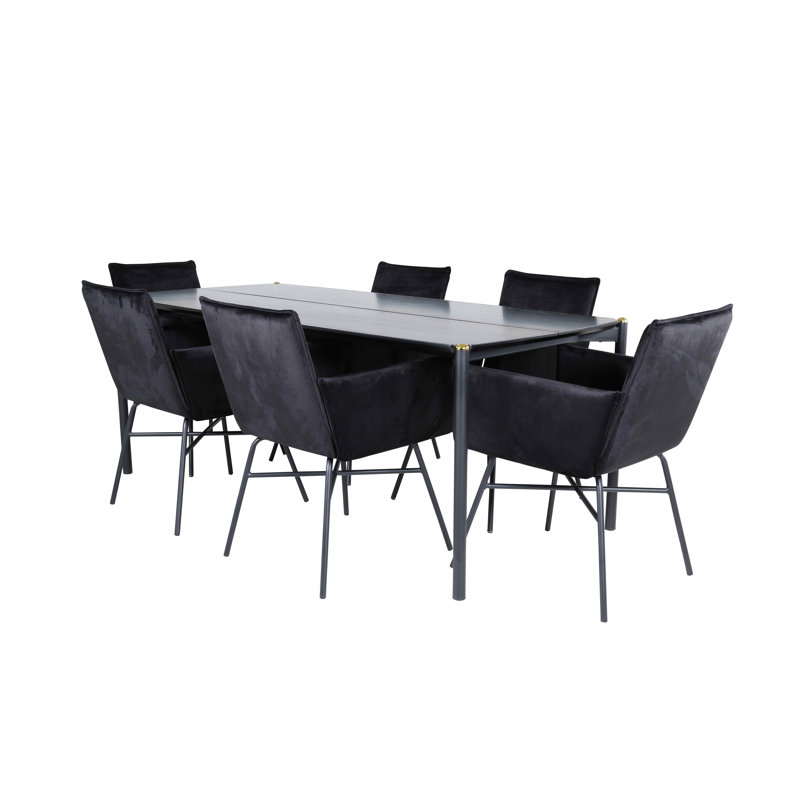 Pelle 6 - Person Dining Set