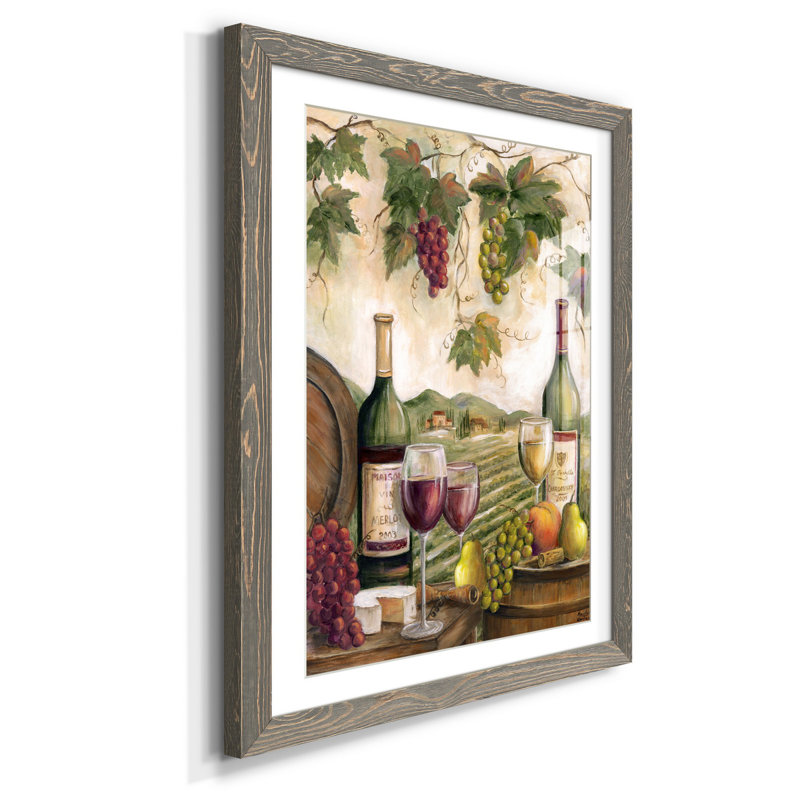 «Pretty Pampas I», reproduction d'art, H 37,5 po x l 27,5 po x P 1,5 po, Cadre en papier gris, Blanc