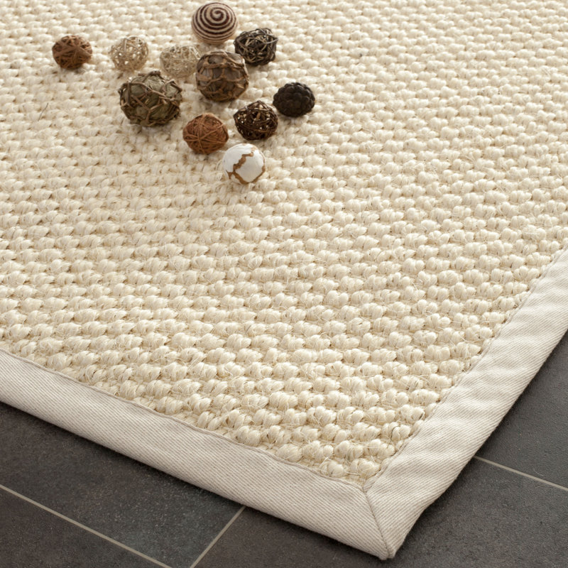 Tapis crème texturé, Rectangle 6 pi x 9 pi