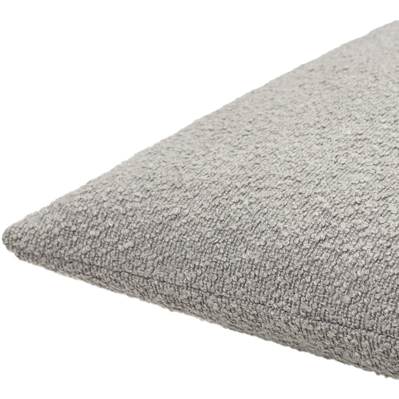 Housse de coussin Olinda, H 20 po x l 20 po, Housse de coussin seulement - sans coussin, Gris