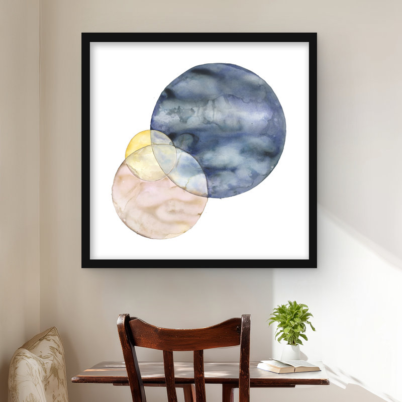 Circles - Patterns Office Framed Matted Print for Home Decor