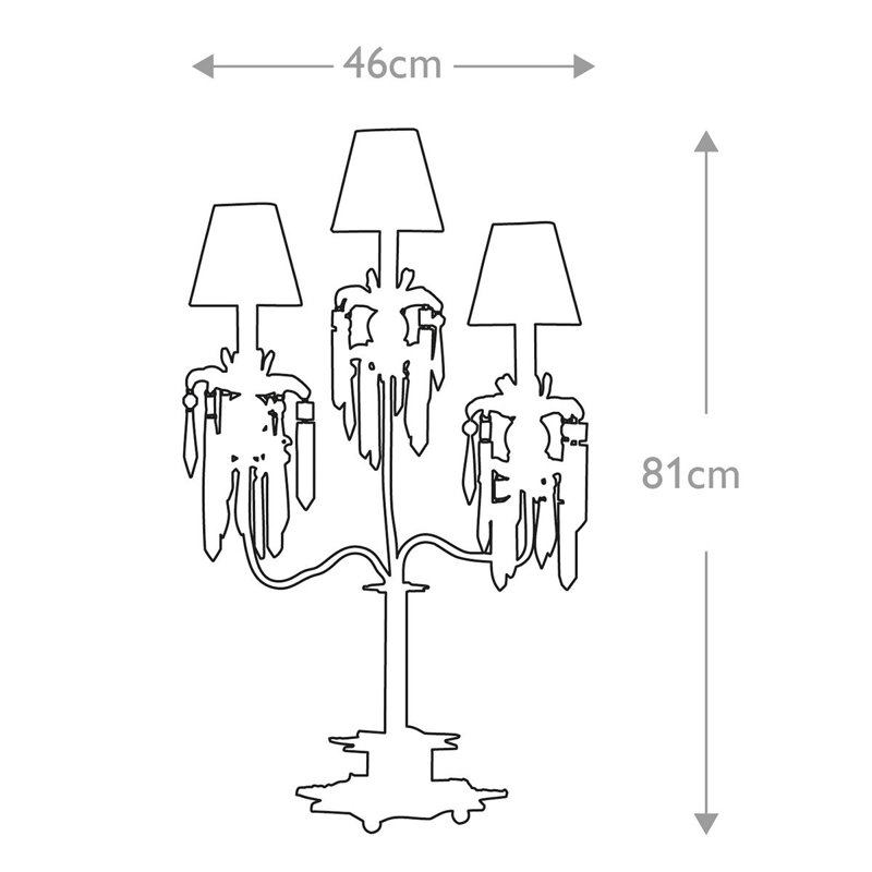 Chau Metal Table Lamp