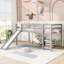 Lit mezzanine avec glissade, conception multifonctionnelle-7706554