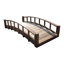 Pont de jardin artisanal en bois japonais-14662214