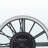 Sarine Round Wall Clock in Black and Silver, Transitional Style
