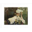 «The Fan» par James Tissot - Estampe numérique encadrée-554124246