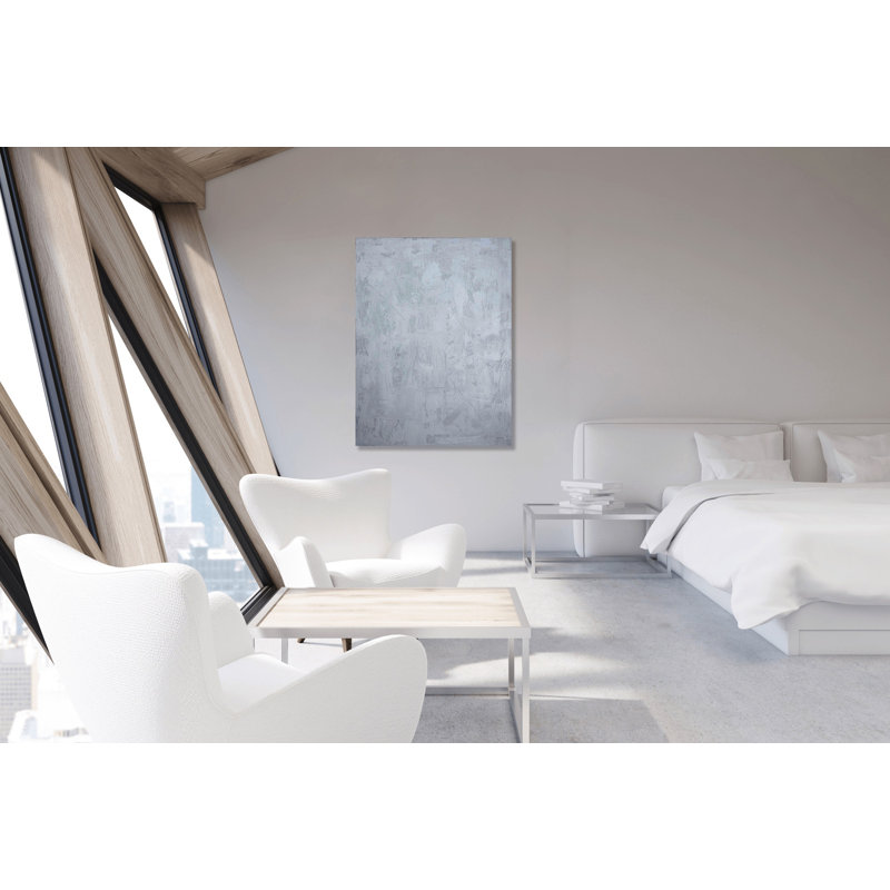 Fresh Air I On Giclee Canvas Hand Embellished Art, 24" H x 20" W x 1.75" D, White Framed Canvas