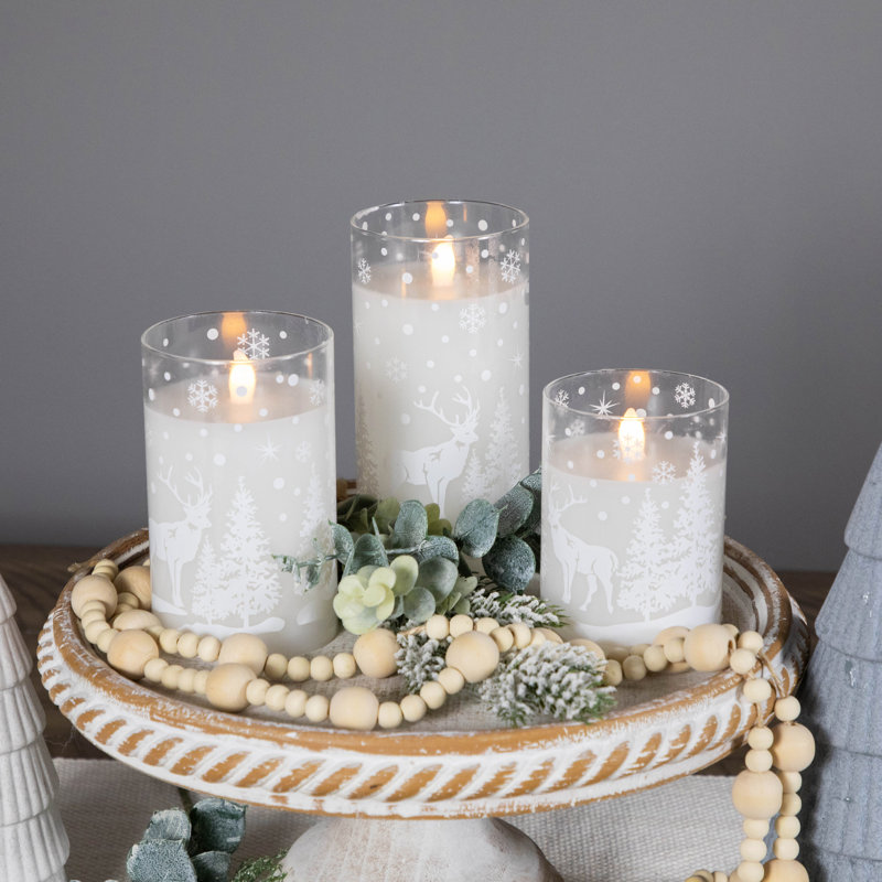 Bougies en pot sans cadre sans parfum, Blanc
