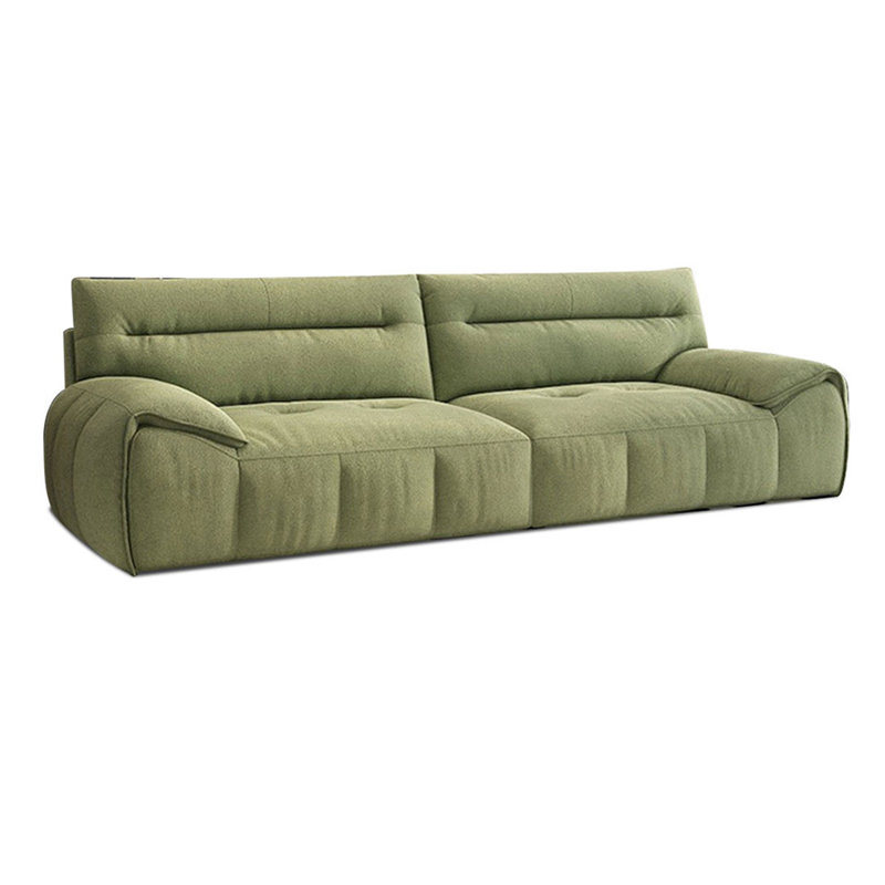 Canapé modulaire 90,55 "vert 100% polyester, Vert, L 90,55 po x P 36,22 po x H 32,68 po
