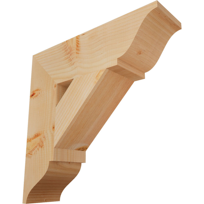 Support traditionnel, H 20 po x l 5,5 po x P 20 po, Douglas (lisse)