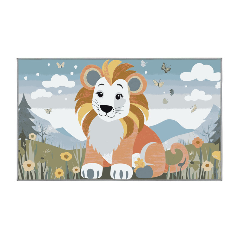 Tapis pour enfants East Urban Home, Rectangulaire 3 pi x 5 pi