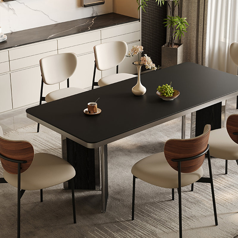 Table de salle à manger rectangulaire simple et élégante,  H 29,52 po x L 59,05 po x l 31,49 po