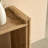 Old wood cement paint entryway table