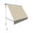 Awntech Mesa Retractable Awning, 52.5" x 24" x 24", White-28213177-28212959