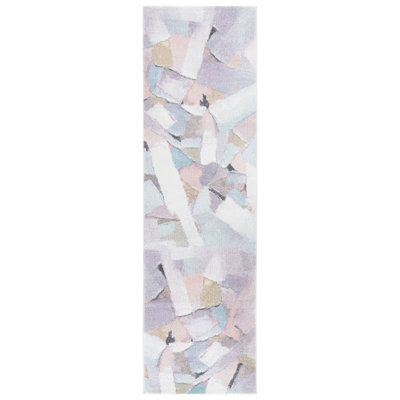 Germari 6937 Area Rug In Blue / Pink