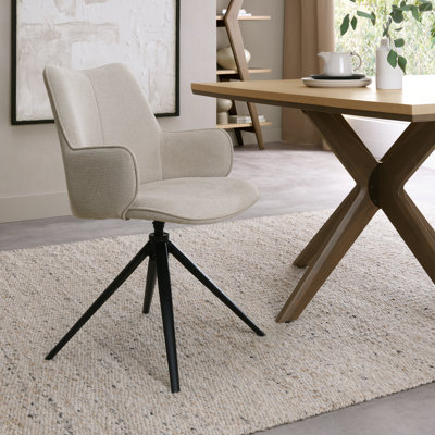 Adina Upholstered 360° Return Swivel Dining Chair