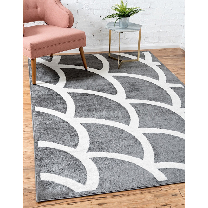 Abstract Indoor Rug, Rectangle 8' x 10'