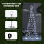  LED Christmas Tree with 390 LEDs 250 cm Iron-1363244562