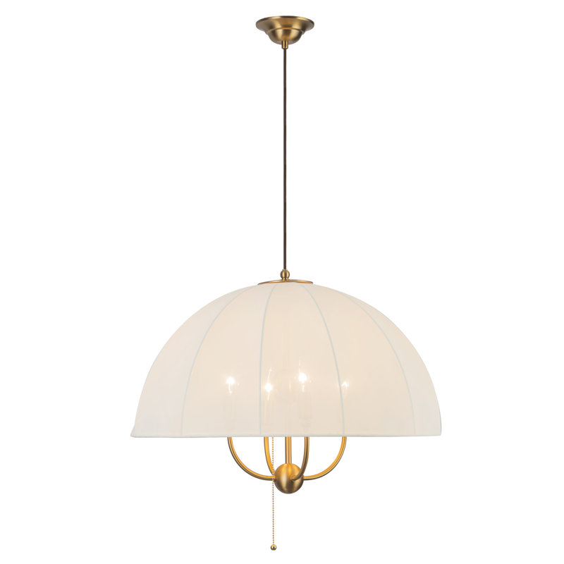 Luminaire suspendu Crosby, Doré, H 91 po x l 24,13 po x P 24,13 po