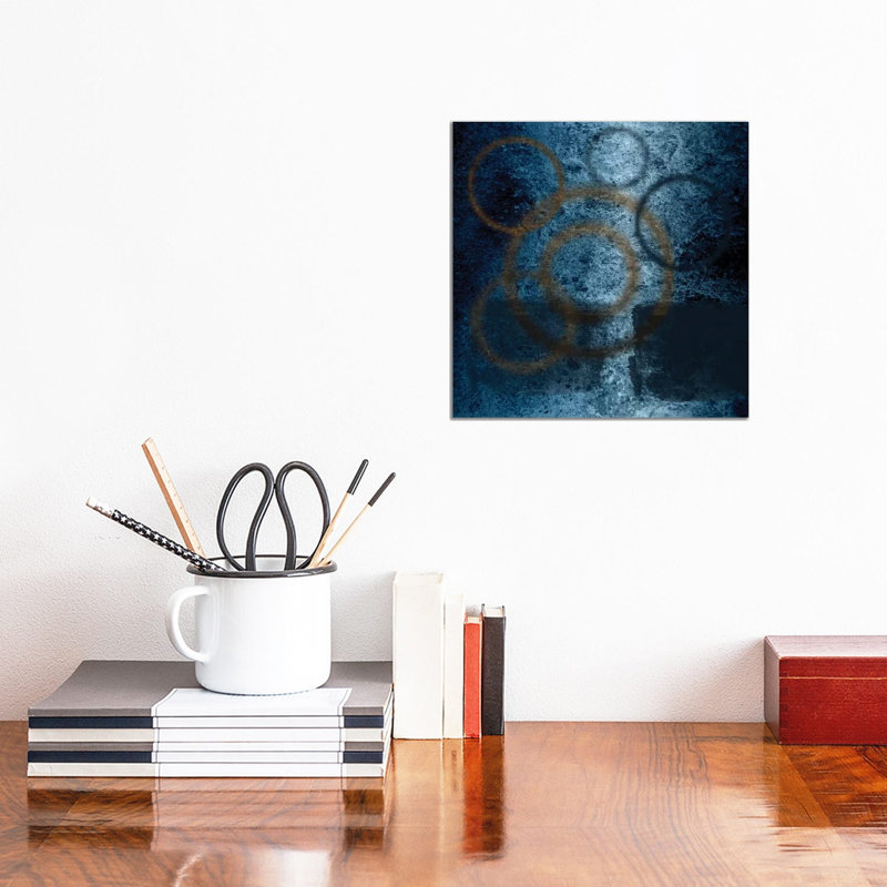 Mississippi Blues II by Sheldon Lewis - Print on Canvas, 30.48cm H x 30.48cm W x 1.91cm D, Wrapped Canvas