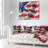 USA Flag Abstract Art - Maps & Flags Printed Pillow-89812647-29882937