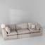 Canapé modulaire rembourré 3 pièces Jossa-1663001305