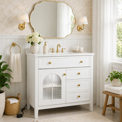 Armoire de salle de bain 35,6 po
