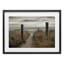 «Stormy Beach Day», reproduction sous verre encadrée, design par Assaf Frank-1055818266-1055818267
