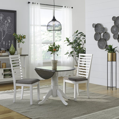 Luz 3 Piece Drop Leaf Dining Table Set