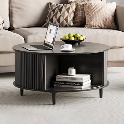 Table basse avec rangement Mid-Century