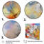 Tourbillons colorés bleus, jaunes et oranges I-1456359941-1456359942