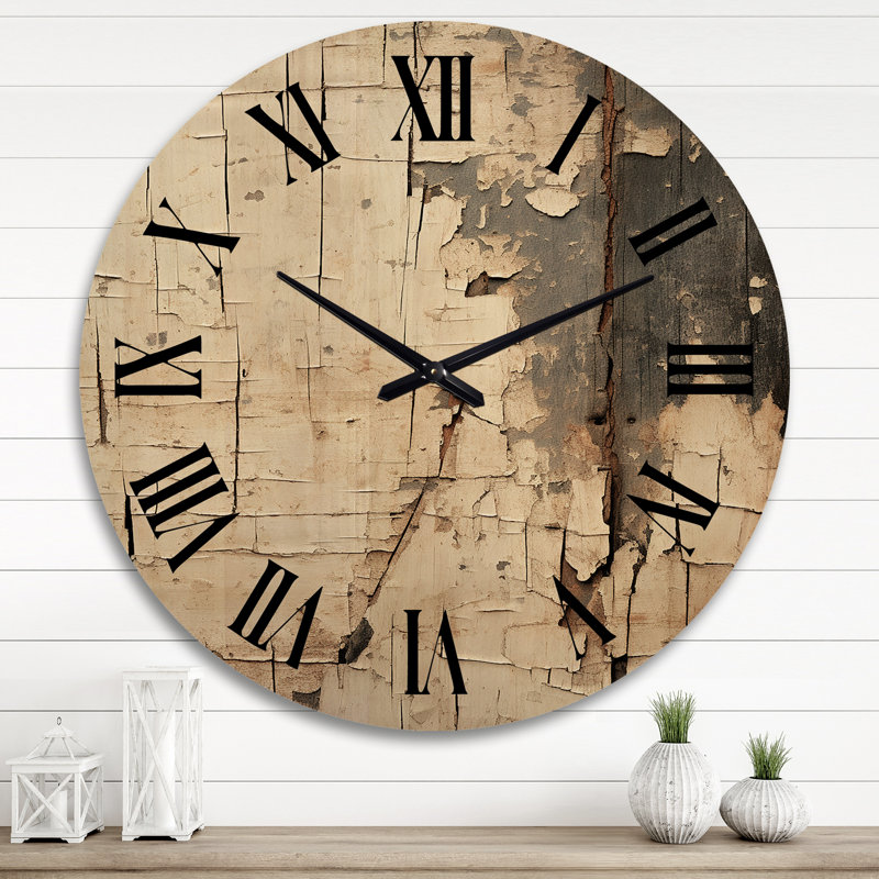 Horloge murale géométrique abstraite, Très grand