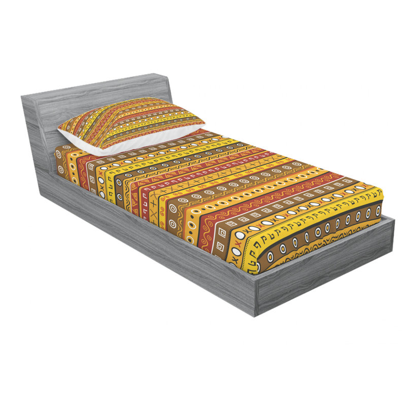 Microfiber Sheet Set, Twin Sheet Set with Fitted Sheet